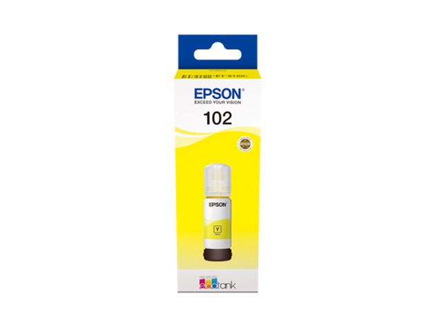Ink-Jet Epson T102 Eco Tank gul - 1