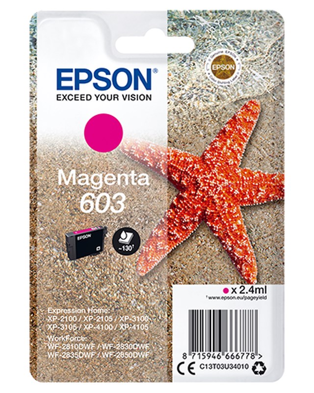 Ink-Jet Epson T03U 603 magenta - 1