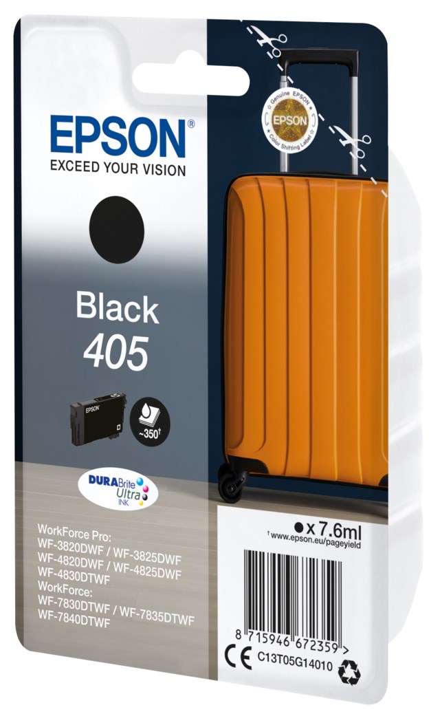 Ink-Jet Epson T405 svart - 7,6ml - 1