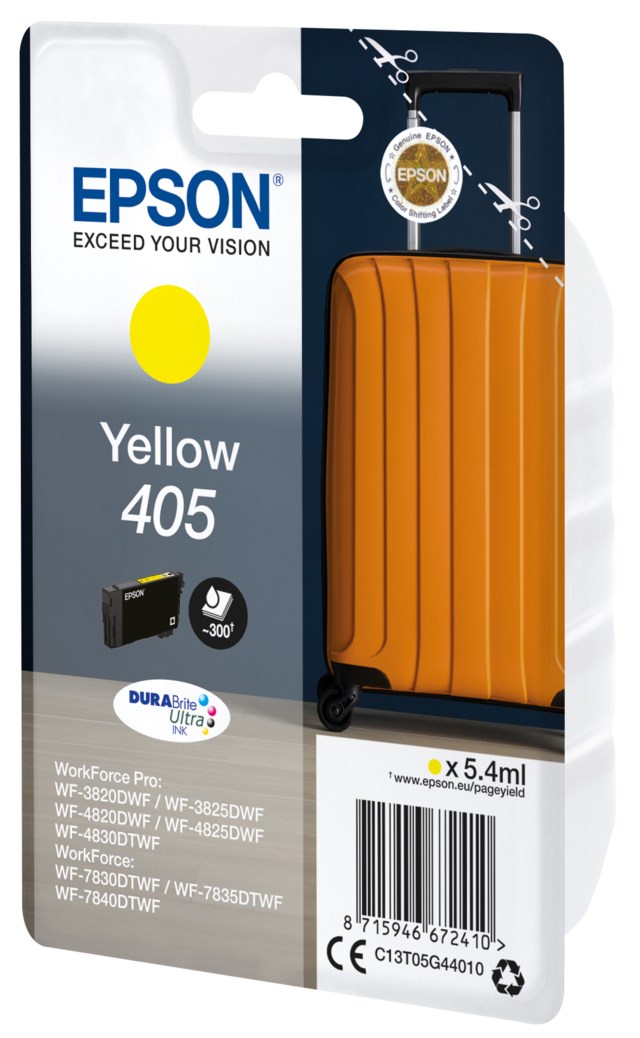 Ink-Jet Epson T405 gul - 5,6ml - 1