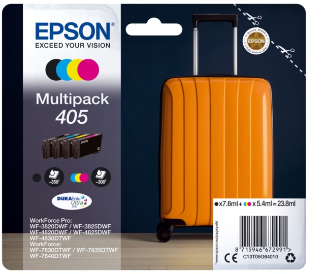 Ink-Jet Epson T405 Multipack 4-färg - 1