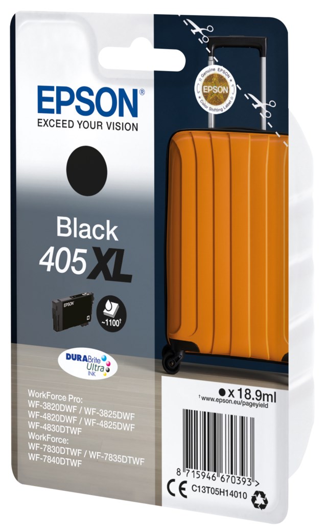 Ink-Jet Epson T405 XL svart - 18,9ml - 1