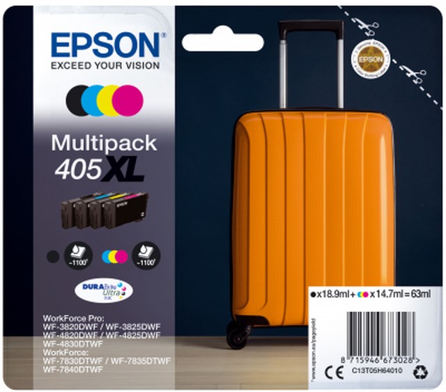 Ink-Jet Epson T405 XL Multipack 4-färg - 1