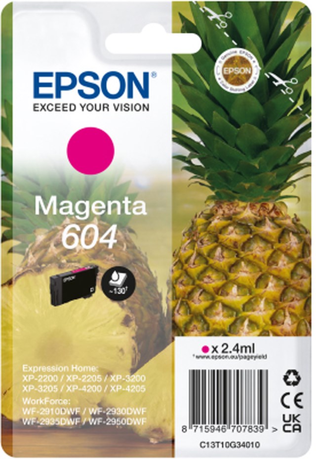 Ink-Jet Epson T604 magenta - 1