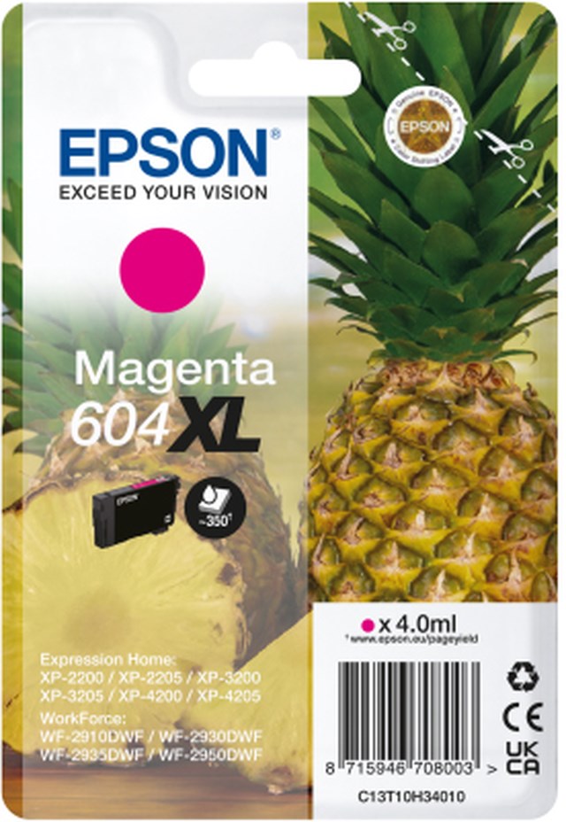Ink-Jet Epson T604XL magenta - 1