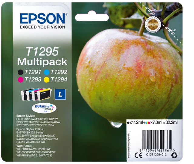 Ink-Jet Epson T1295 Multipack Bk/C/M/Y - 1