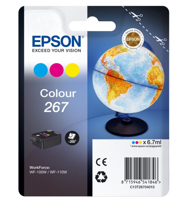 Ink-Jet Epson 3-färg T267 - 1