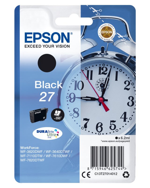 Ink-Jet Epson svart T2701 - 6,2ml - 1