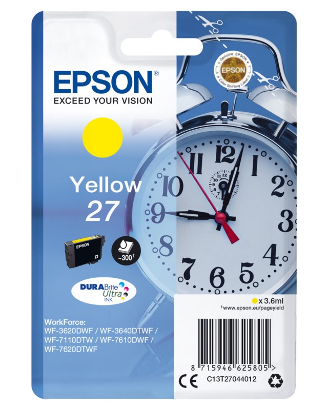 Ink-Jet Epson gul T2703 - 3,6ml - 1