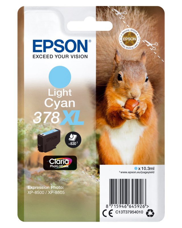 Ink-Jet Epson T378XL light cyan - 1