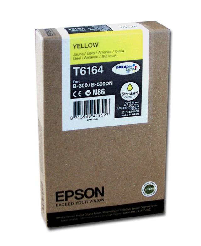 Ink-Jet Epson T6164 gul - 1
