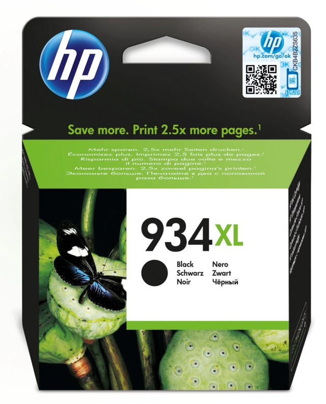 Ink-Jet HP No 934 XL svart - 1