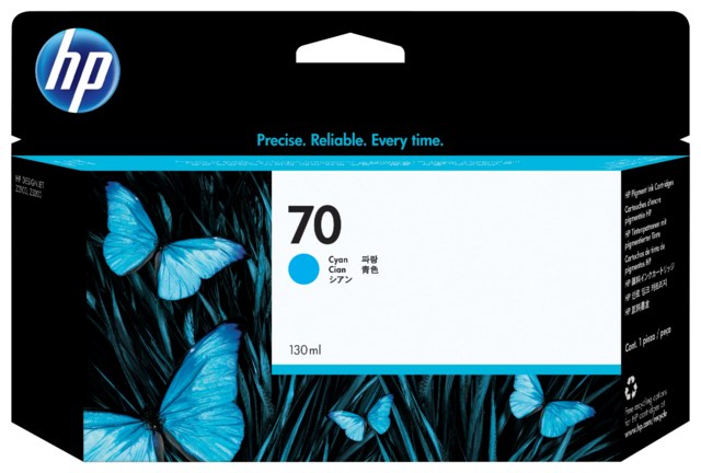Ink-Jet HP No 70 cyan - 1