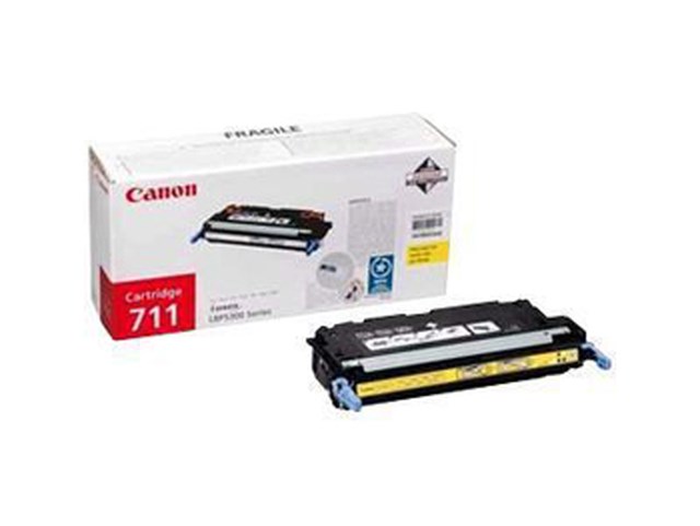 Lasertoner Canon 711 gul - 1
