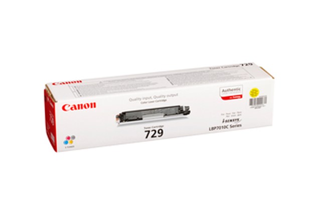 Lasertoner Canon CRG729 Yellow - 1