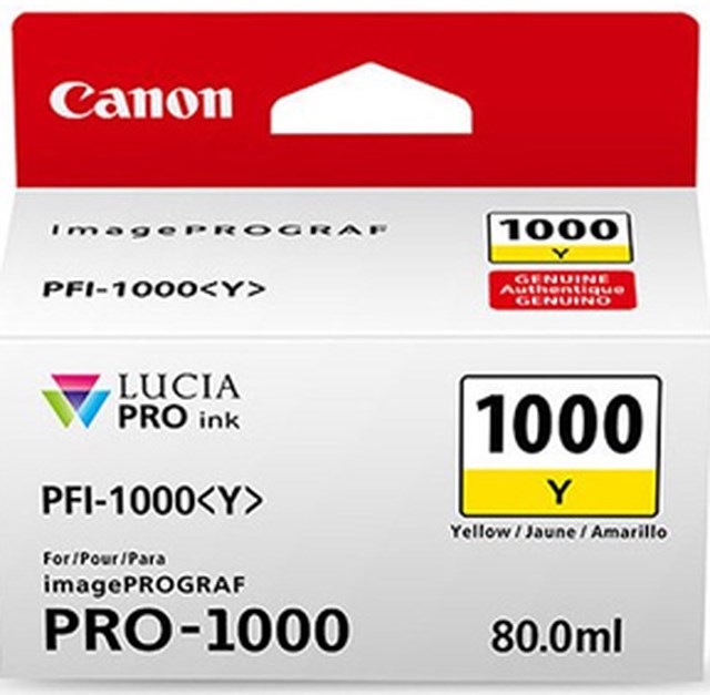 Ink-Jet Canon PFI-1000 gul - 1