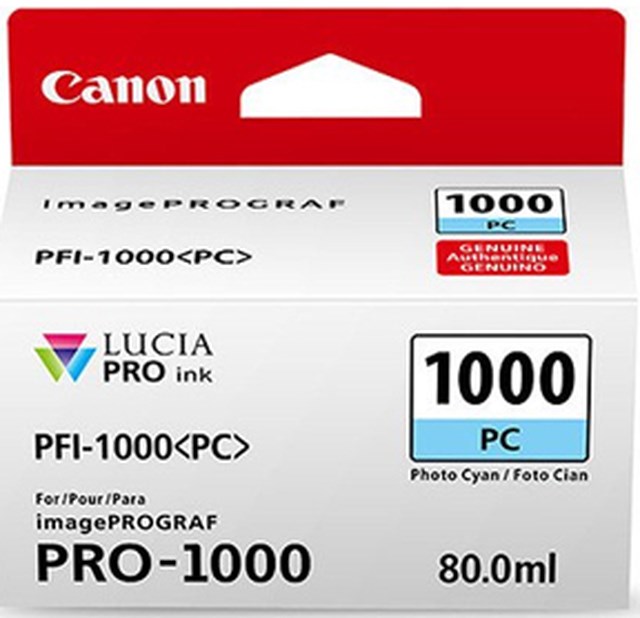 Ink-Jet Canon PFI-1000 photo cyan - 1