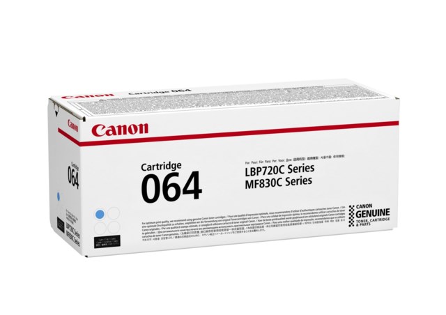 Lasertoner Canon 064HC cyan - 1