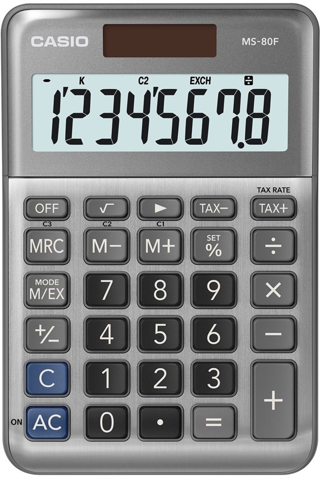 Bordsräknare Casio MS-80F - 1