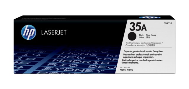 Lasertoner HP CB435A 35A Svart - 1