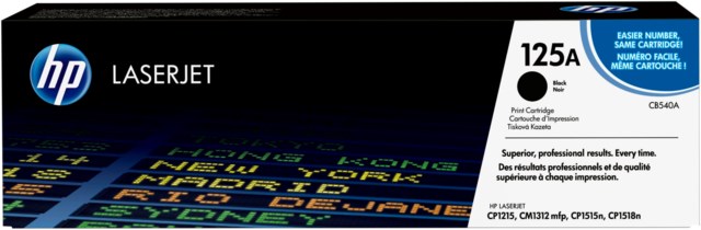 Lasertoner HP CB540A 125A svart - 1