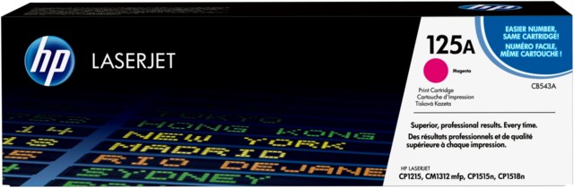 Lasertoner HP CB543A 125A magenta - 1
