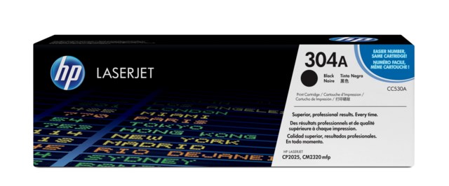 Lasertoner HP CC530A 304A svart - 1