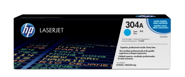 Lasertoner HP CC531A 304A cyan - 1