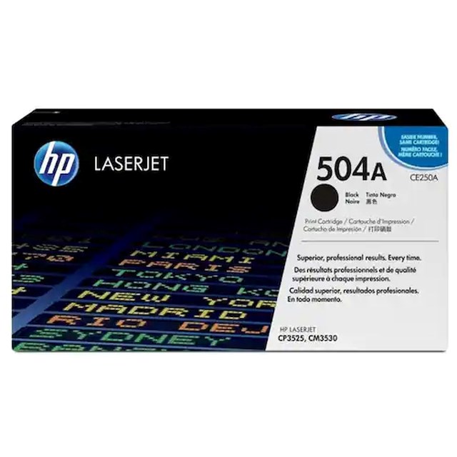 Lasertoner HP no 504A CE250A svart - 1