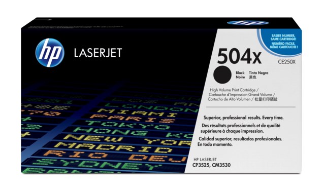 Lasertoner HP no 504X CE250X svart - 1