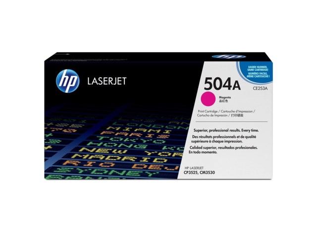 Lasertoner HP no 504A CE253A magenta - 1