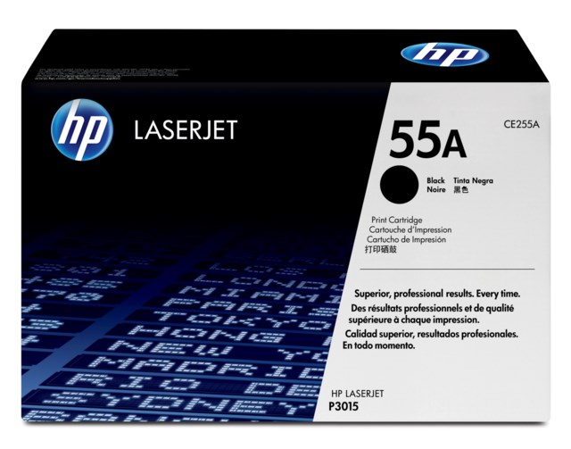 Lasertoner HP CE255A 55A svart - 1