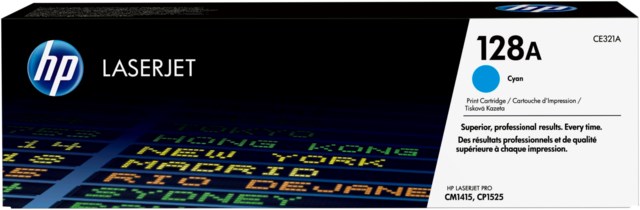 Lasertoner HP CE321A 128A Cyan - 1