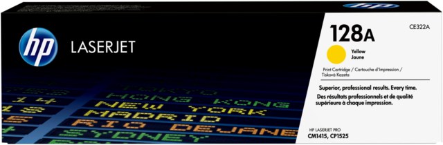 Lasertoner HP CE322A 128A Gul - 1