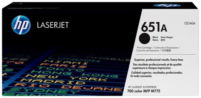 Lasertoner HP 651A svart - 1