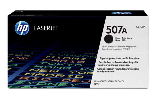 Lasertoner HP CE400A/507A svart - 1