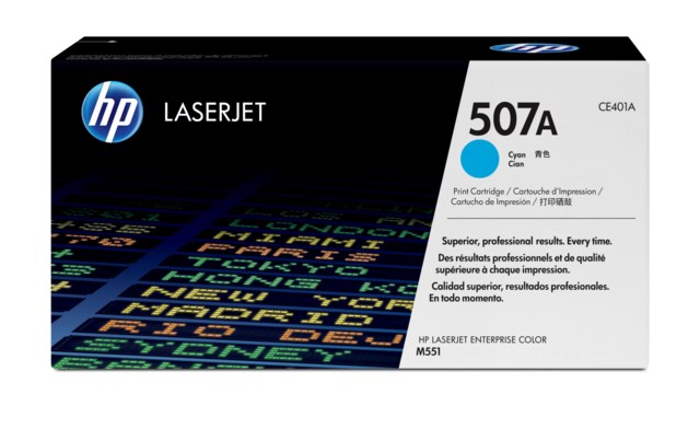 Lasertoner HP CE401A/507A cyan - 1