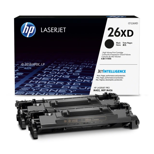 Lasertoner HP 26A svart twinpack - 1