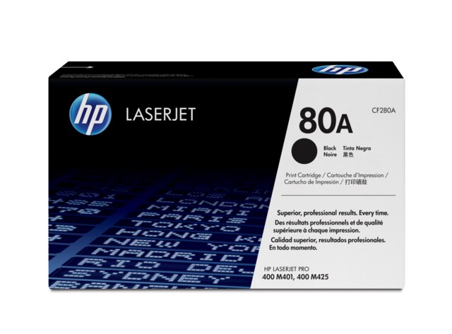 Lasertoner HP 80A svart - 1