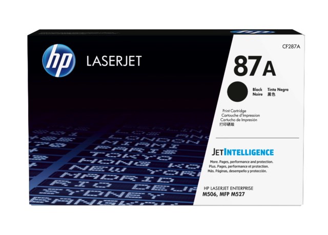 Lasertoner HP CF287A 87A 9K svart - 1