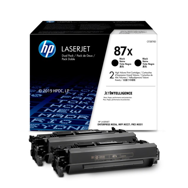 LaserJet 87X black toner dualpack - 1