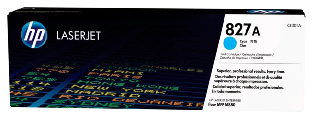 Lasertoner HP 827A cyan - 1