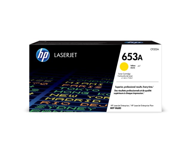 Lasertoner HP 653A gul - 1