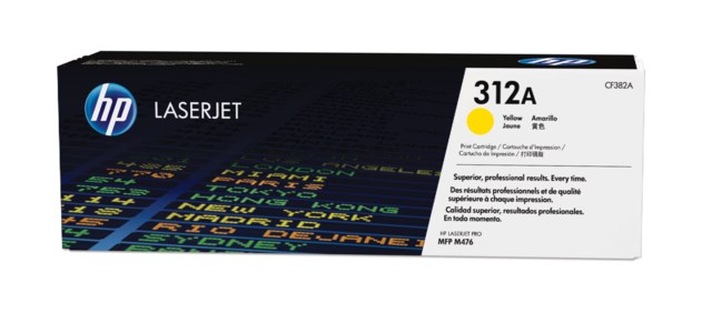 Lasertoner HP CF382A/312A gul - 1