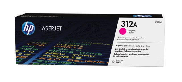 Lasertoner HP CF383A/312A magenta - 1