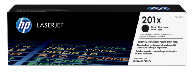 Lasertoner HP 201X svart - 1