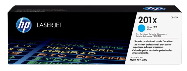 Lasertoner HP 201X cyan - 1
