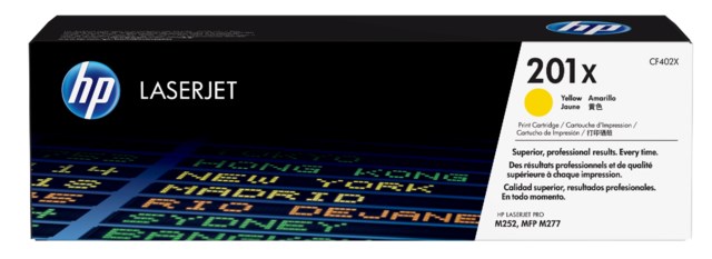 Lasertoner HP 201X gul - 1