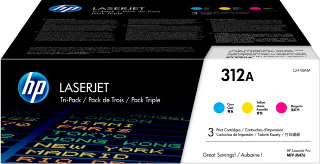 Lasertoner Hp 312A C/M/Y - 1