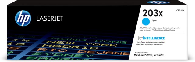 Lasertoner HP 203X cyan - 1